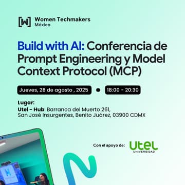 Cover Image for Build with AI: Conferencia de Prompt Engineering y Model Context Protocol (MCP)