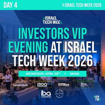 Cover Image for Investors VIP Evening at Israel Tech Week 2026