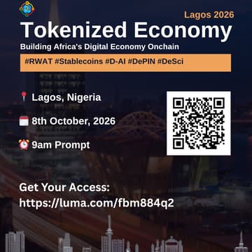 Cover Image for Tokenized Economy Lagos 2026