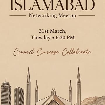 Cover Image for BYOC Islamabad Networking Meetup - March 2026