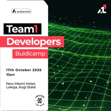 Cover Image for Team1 Developers Buidlcamp, Lokoja.