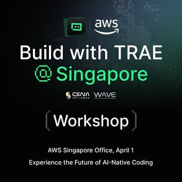 Cover Image for TRAE & AWS - Vibe Coding Workshop -Singapore