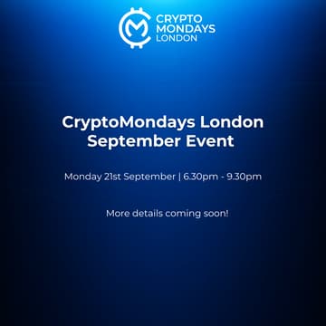 Cover Image for CryptoMondays London September Event