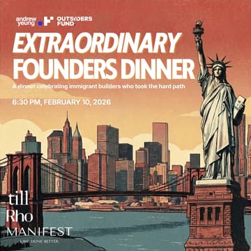 Cover Image for Extraordinary Founders Dinner