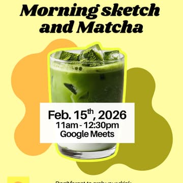 Cover Image for Morning Sketch & Matcha