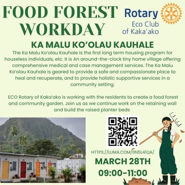 Cover Image for Food Forest Workday at Ko'olau Kau Hale