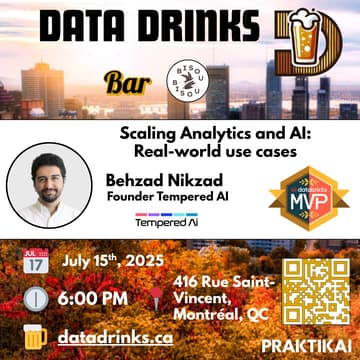 Cover Image for Data Drinks Monthly [MONTREAL]