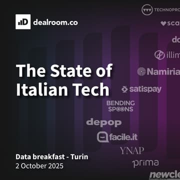 Cover Image for The State of Italian Tech - data breakfast with Dealroom