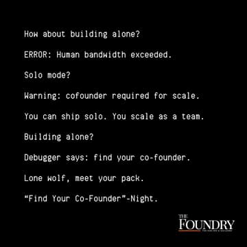 Cover Image for The AI Foundry: "Find your Co-Founder"-Night