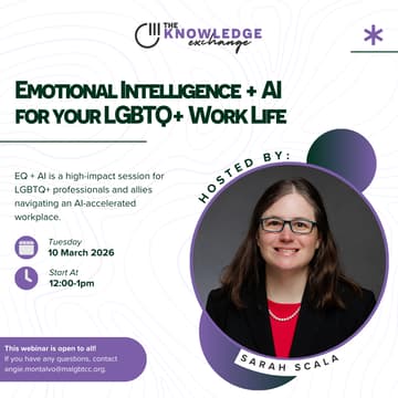 Cover Image for Emotional Intelligence + AI for your LGBTQ+ Work Life