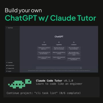 Cover Image for Build an AI App Line by Line with Claude Tutor