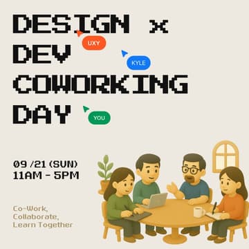 Cover Image for Design x Dev Co-Working Day