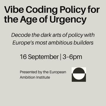 Cover Image for Vibe Coding Policy for the Age of Urgency