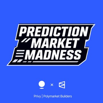 Cover Image for Prediction Market Madness By Privy x Polymarket Builders