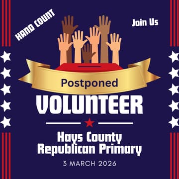 Cover Image for POSTPONED - Volunteer for the HCRP Primary Hand Count