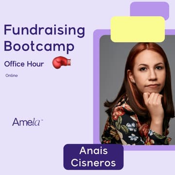 Cover Image for 🚀 Amela: Fundraising  Office Hour with Anais Cisneros