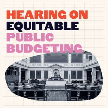 Cover Image for Public Hearing: Equitable Public Budgeting | People's Budget Office