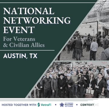 Cover Image for Context Ventures & The Military Veteran Networking Event