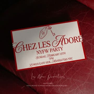 Cover Image for Chez Les Adore at NYFW