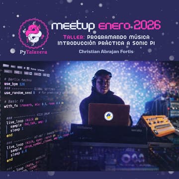 Cover Image for Meetup Enero Python Puebla