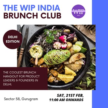 Cover Image for Women in Product India Brunch Club - Delhi