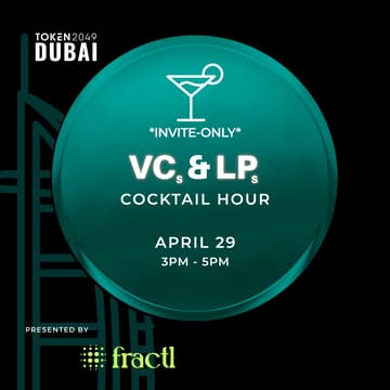 Cover Image for Token2049 Dubai VCs & LPs Cocktail Hour ✨ (invite only)