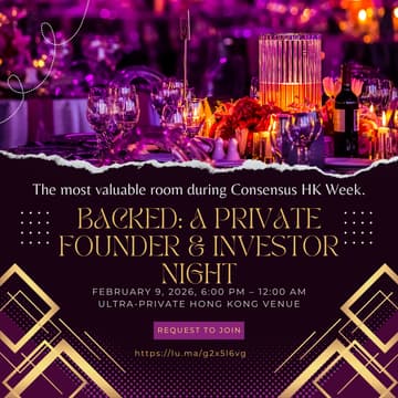 Cover Image for Backed: A Private Founder & Investor Night