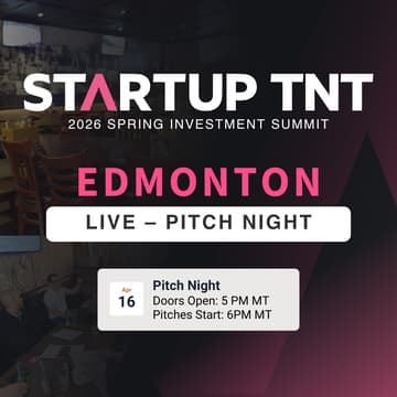 Cover Image for Startup TNT - Pitch Night - Edmonton