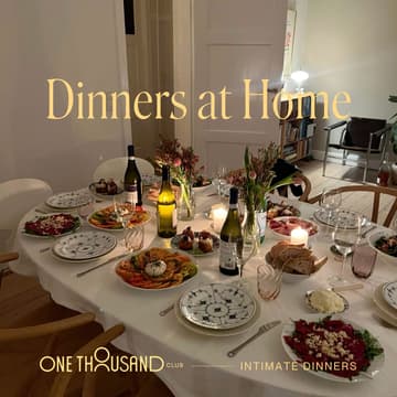 Cover Image for Dinners at Home x If you could have dinner with anyone, living or dead, who and why?