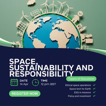 Cover Image for Space, Sustainability & Responsibility