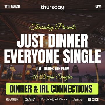 Cover Image for THURSDAY DINNER PARTY  | ULA | THE PALM
