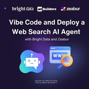 Cover Image for Vibe Code and Deploy a Web Search AI Agent: AI Agent Workshop