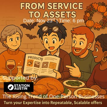 Cover Image for 🎨 From Service to Assets – Turn Your Expertise into Repeatable, Scalable Offers 🚀