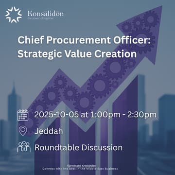 Cover Image for Chief Procurement Officer: Strategic Value Creation