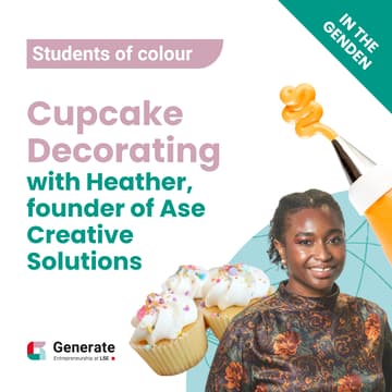 Cover Image for LSE Welcome Week: Cupcake Decorating for Students of Colour
