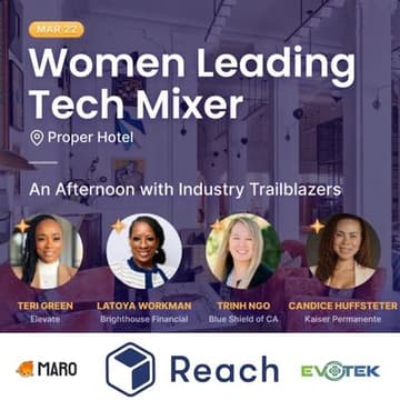 Cover Image for Women Leading Tech Mixer