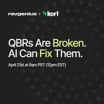 Cover Image for QBRs Are Broken. AI Can Fix Them. (Webinar)