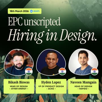 Cover Image for EPC Unscripted (Online): Hiring in Design