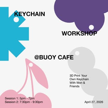 Cover Image for Keychain Workshop @ Buoy Cafe (Session 2)