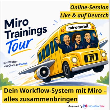 Cover Image for Dein Workflow-System mit Miro – alles zusammenbringen
