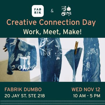 Cover Image for Creative Connection Day! Work, Meet, Make