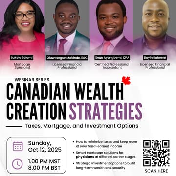Cover Image for CANADIAN WEALTH CREATION STRATEGIES FOR PHYSICIANS 2 - Taxes, Mortgage, and Investent Options-