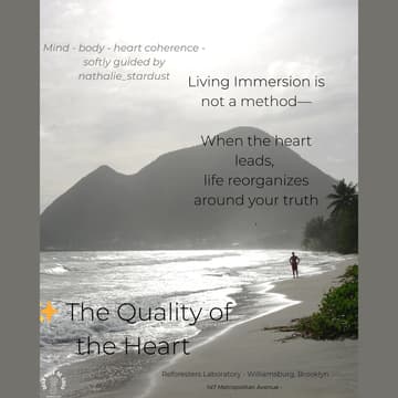 Cover Image for Living Immersion : Quality of the Heart - Feel & Be Love
