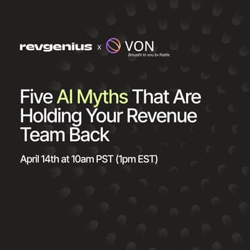 Cover Image for 5 AI Myths That Are Holding Your Revenue Team Back (Webinar)