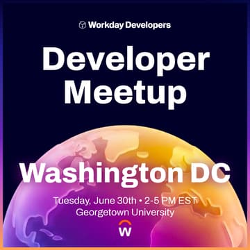 Cover Image for Workday Developer Meetup Washington DC (DMV)