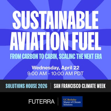 Cover Image for Sustainable Aviation Fuel: from Carbon to Cabin, Scaling the Next Era