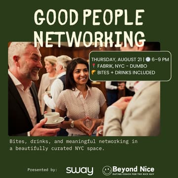 Cover Image for Good People Networking by Sway & Beyond Nice