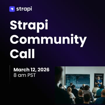 Cover Image for Strapi Community Call