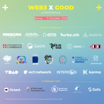 Cover Image for Web3 X Good Conference