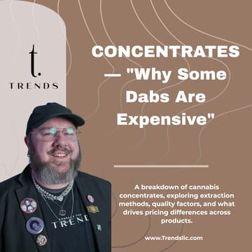 Cover Image for CONCENTRATES- "Why Some Dabs Are Expensive"